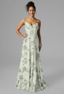 AW Kaitlin Green FLoral Dress