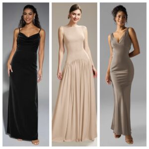 Winter Fabric Bridesmaid Dresses